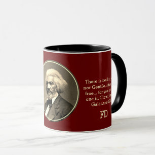 Individuelles Monogramm FREDERICK DOUGLASS Tasse