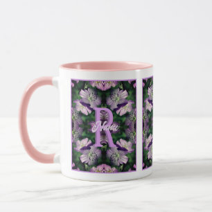 Individuelles Monogramm mit Ihrem Anfangsbuchstabe Tasse