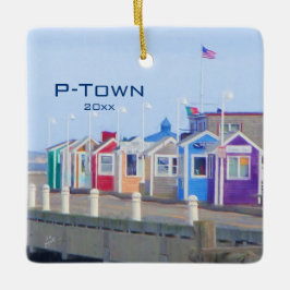 Individuelles P-Town Provincetown Foto Modernes Keramikornament