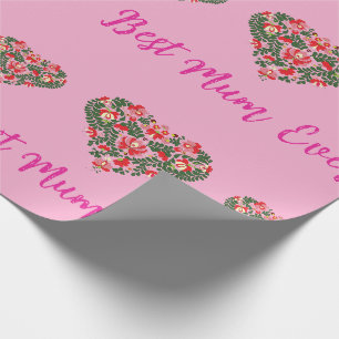 Individuelles Personalisiertes Beste Mama Aller Ze Geschenkpapier