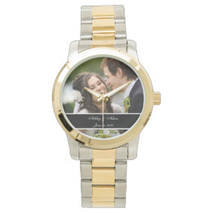 Individuelles personalisiertes Hochzeitsfoto-Anden Armbanduhr