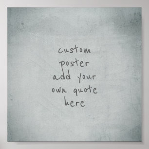 individuelles Poster mit eigenem Angebot