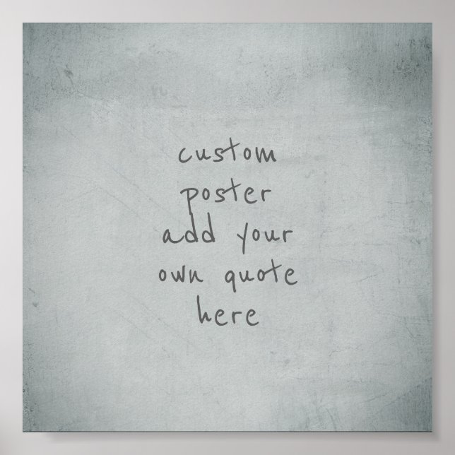 individuelles Poster mit eigenem Angebot (Vorne)