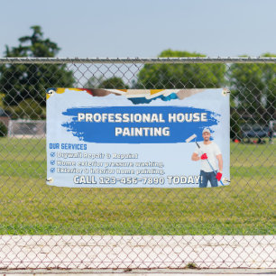 Individuelles professionelles Hausanstrich-Bild & Banner