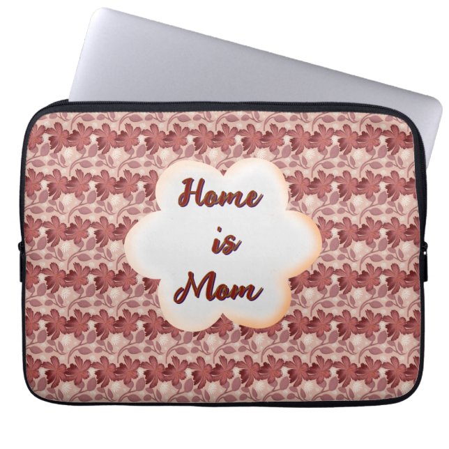 Individuelles und personalisiertes Blumen-Geschenk Laptopschutzhülle (Vorderseite)
