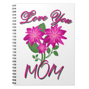 Individuelles und personalisiertes Blumen-Geschenk Notizblock
