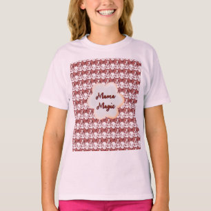 Individuelles und personalisiertes Blumen-Geschenk T-Shirt
