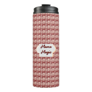 Individuelles und personalisiertes Blumen-Geschenk Thermosbecher