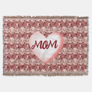 Individuelles und personalisiertes Blumengeschenk Decke