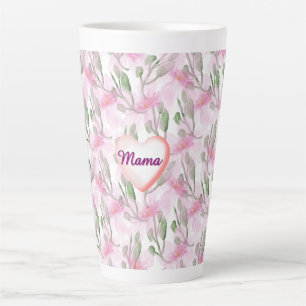 Individuelles und personalisiertes Wasserfarben-Bl Milchtasse