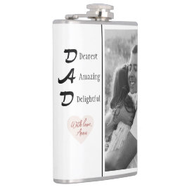 Individuelles Vater Flask Foto | Vatertagsgeschenk Flachmann