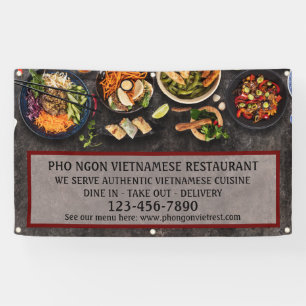 Individuelles vietnamesisches Restaurant großes Wa Banner