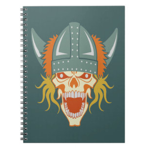 Individuelles VIKING-Skull-Notebook Notizblock