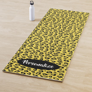 Individuelles Wildtierdruck-Leopardenflecken-Muste Yogamatte