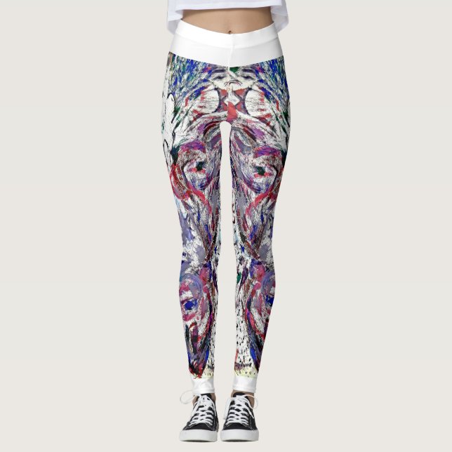 Indiz mit Weiß Leggings (Vorderseite)