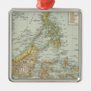 Indo China und Malaysian-Archipel Ornament Aus Metall
