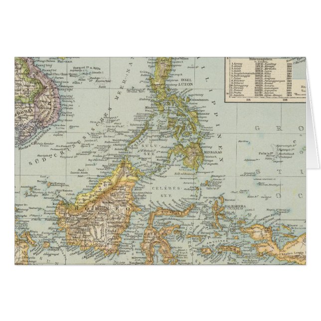 Indo China und Malaysischer Archipel (Vorderseite (Horizontal))