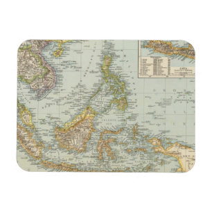 Indo-China und Malaysischer Archipel Magnet