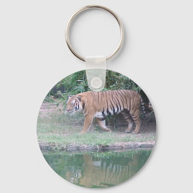 Indochinese Tiger Schlüsselanhänger (Vorderseite)