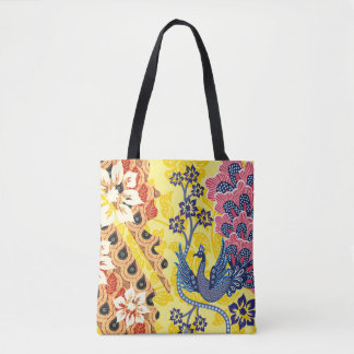 Indonesian batik motifs with very distinctive plan tasche