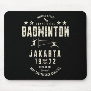 Indonesien als wettbewerbsfähigstes Badminton Vint Mousepad