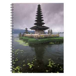 Indonesien, Bali, Ulun Danu-Tempel. Notizblock