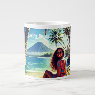 Indonesien, Balis Küstenhütte Jumbo-Tasse