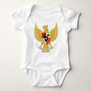 Indonesien-Emblem Baby Strampler