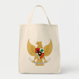 Indonesien-Emblem Tragetasche