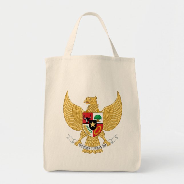 Indonesien-Emblem Tragetasche (Vorne)