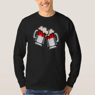 Indonesien-Flagge Bierkrug Cooles indonesisches B T-Shirt