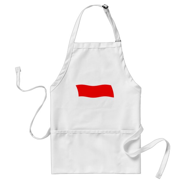 Indonesien-Flagge-Schürze Schürze (Vorne)