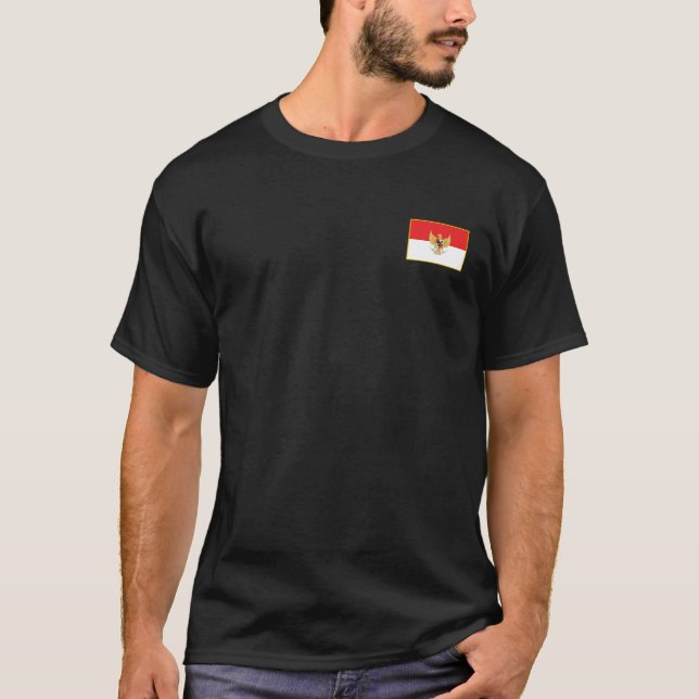 Indonesien-Flagge T-Shirt (Vorderseite)