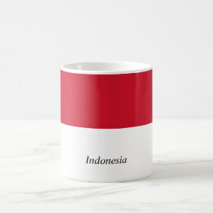 Indonesien-Flaggen-Tasse Kaffeetasse
