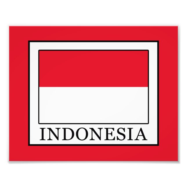 Indonesien Fotodruck (Vorne)