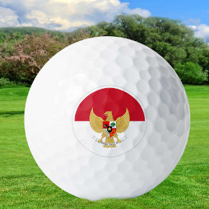 Indonesien Golf Balls, Flaggengolfer / Patrioten Golfball