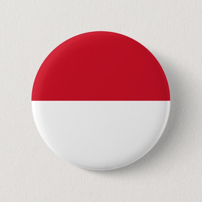 Indonesien ID, Jakarta, Flagge Button (Vorderseite)