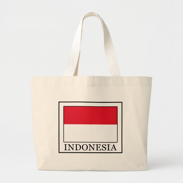 Indonesien Jumbo Stoffbeutel (Vorne)
