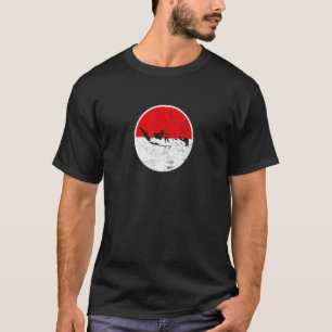 Indonesien Karte Stolz Indonesische Flagge T-Shirt