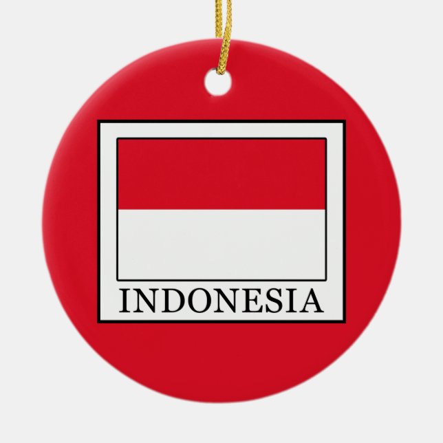 Indonesien Keramik Ornament (Vorne)