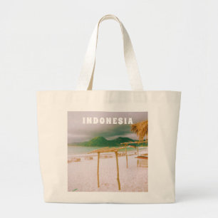 Indonesien Lombok Tropical Paradise Druck Jumbo Stoffbeutel