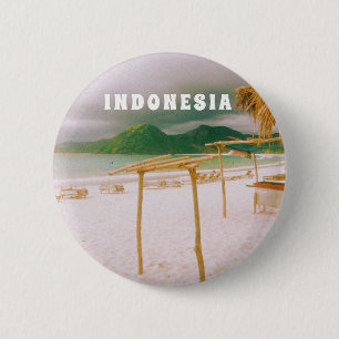 Indonesien Lombok Tropisches Paradies Druck Button