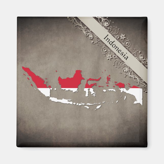 Indonesien Magnet (Vorne)
