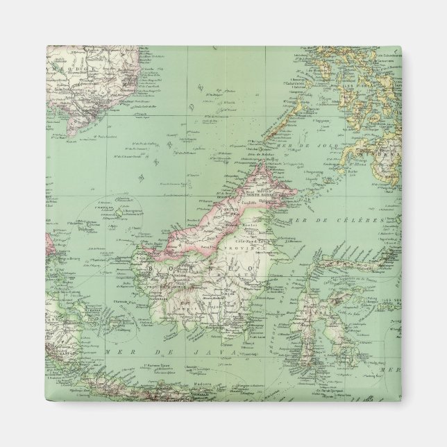 Indonesien, Malaysia Magnet (Vorne)