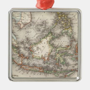 Indonesien, Malaysia Silbernes Ornament