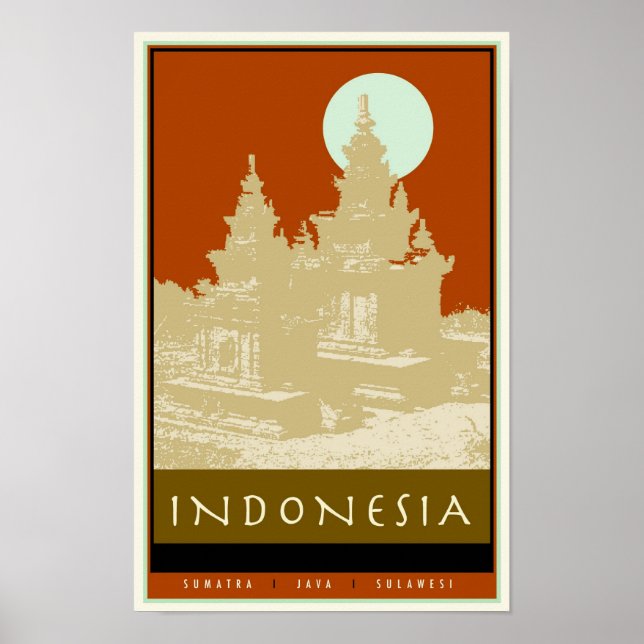 Indonesien Poster (Vorne)