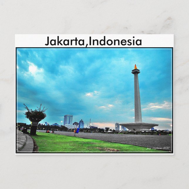 Indonesien Postkarte (Vorderseite)