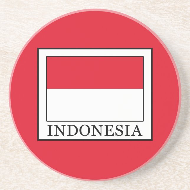 Indonesien Sandstein Untersetzer (Vorne)
