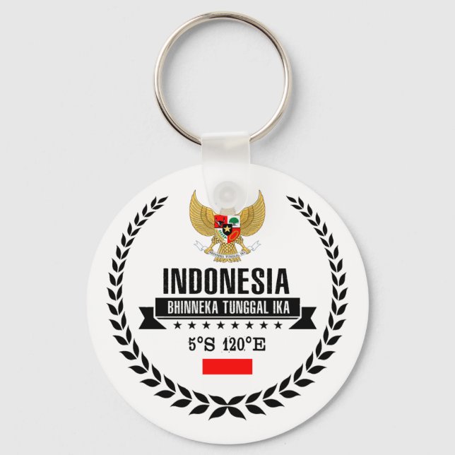 Indonesien Schlüsselanhänger (Vorderseite)
