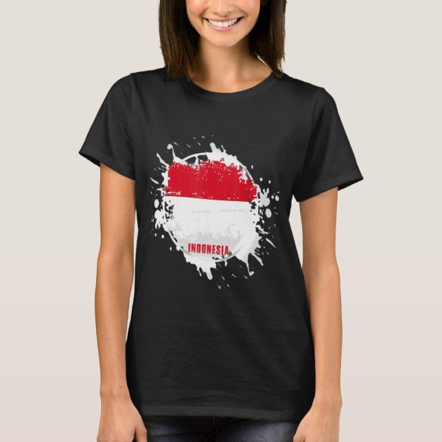 Indonesien Splash T-Shirt (Vorderseite)